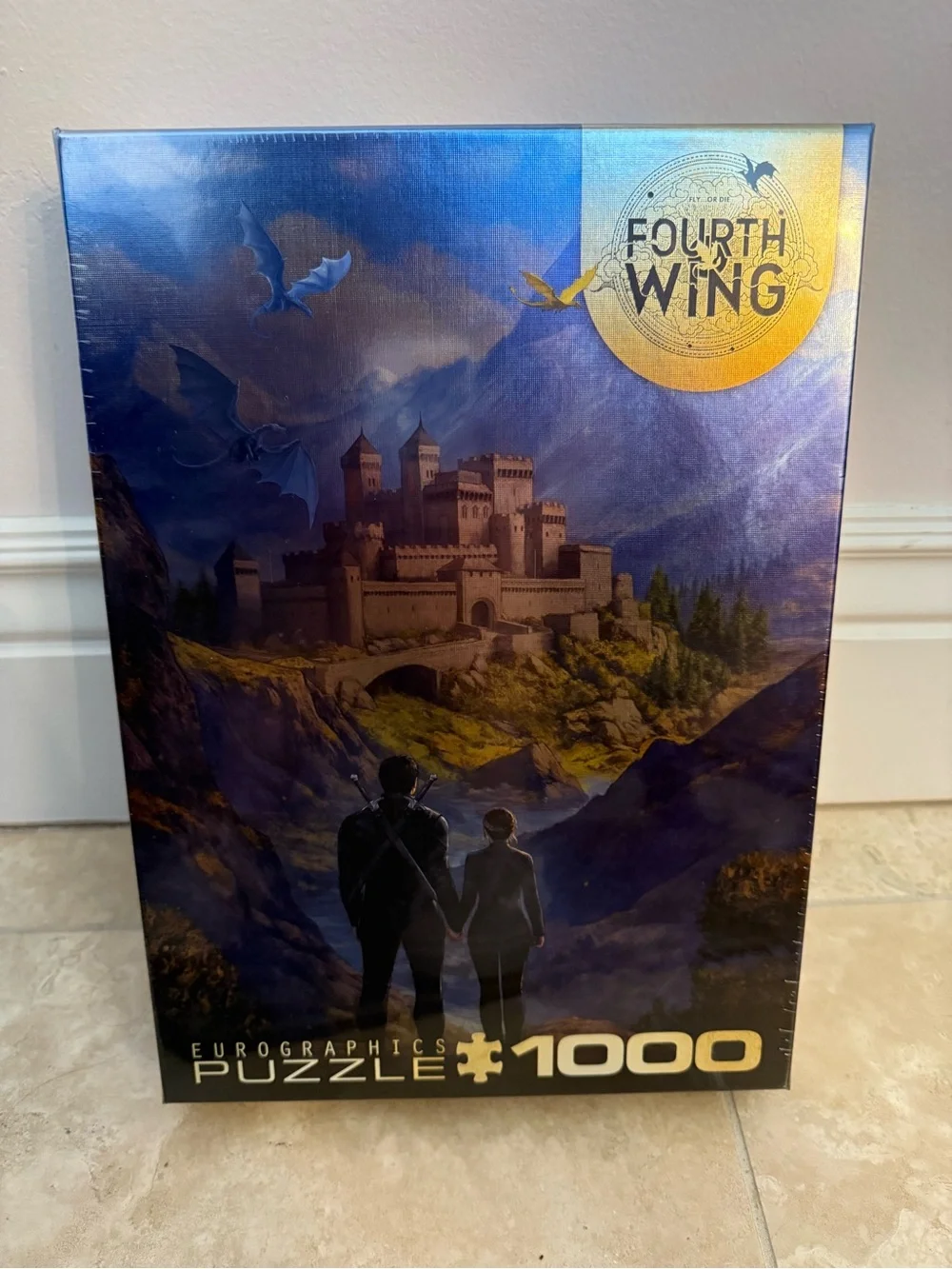 Castle 1000-Piece Puzzle - Blue Artwork